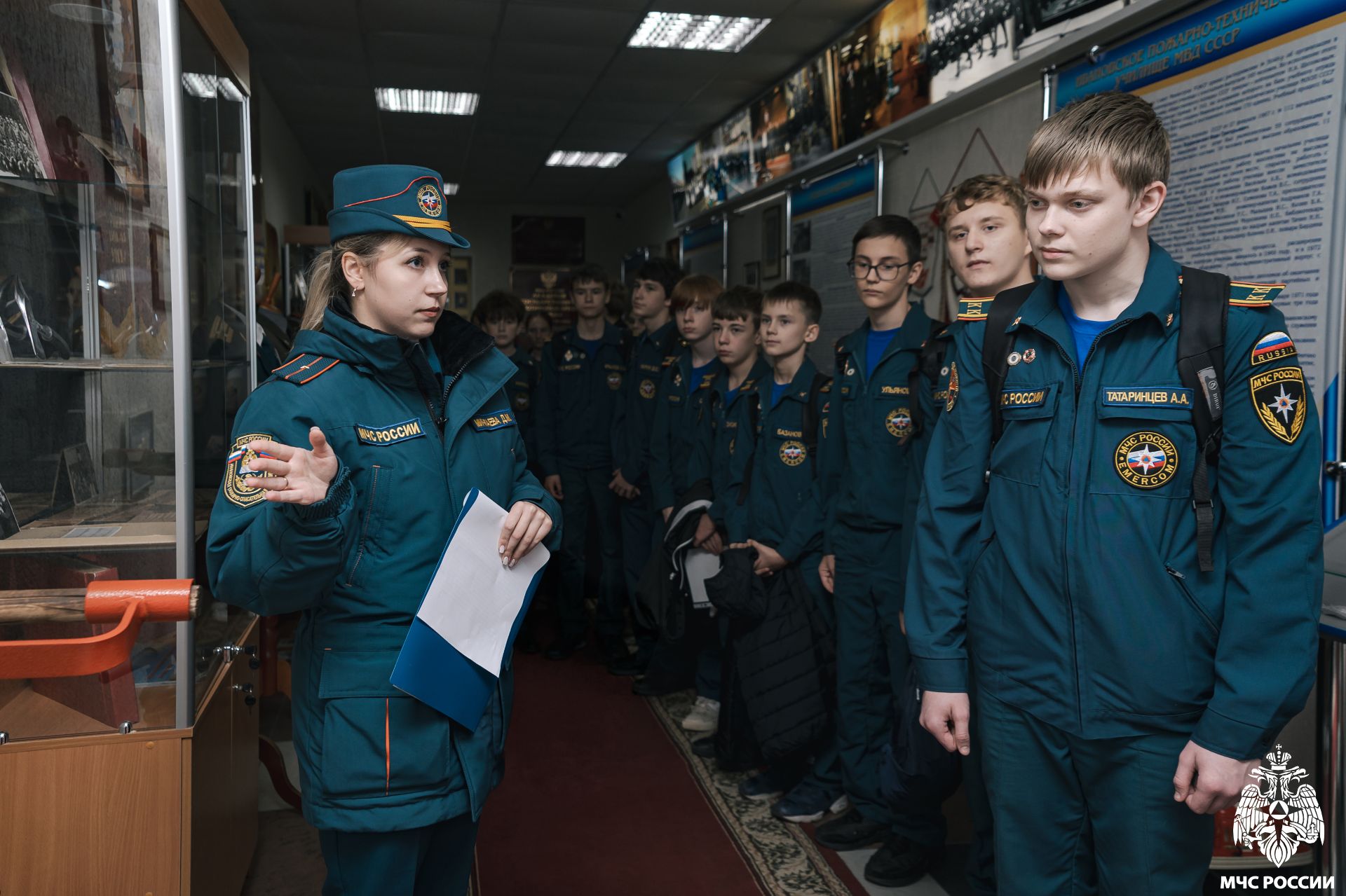Ивановские школьники познакомились с профессией спасателя 