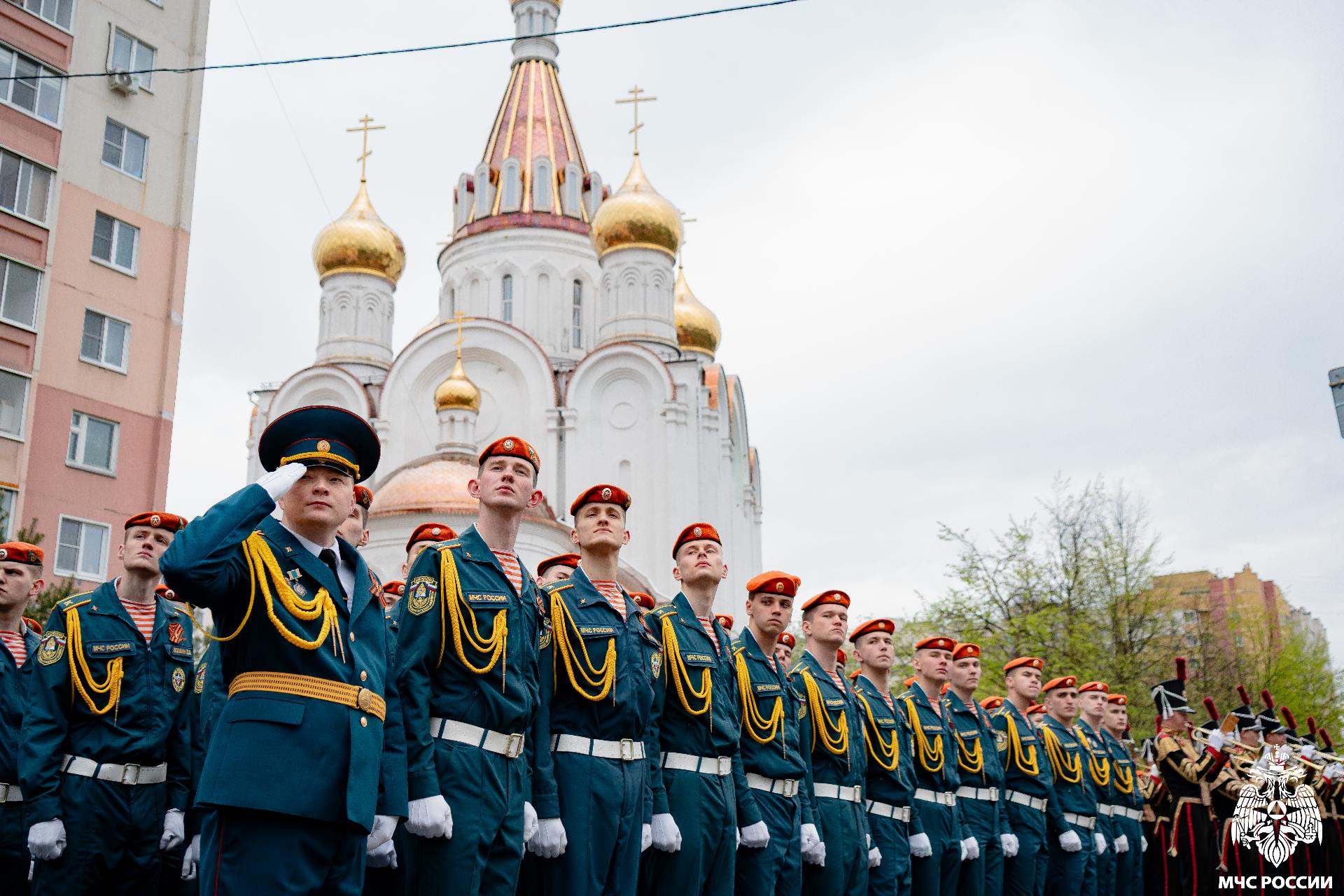 Марш памяти на Аллее Славы Спасателей