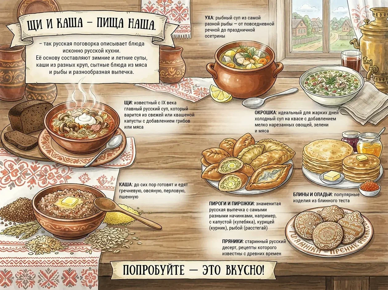 Исконные русские блюда 