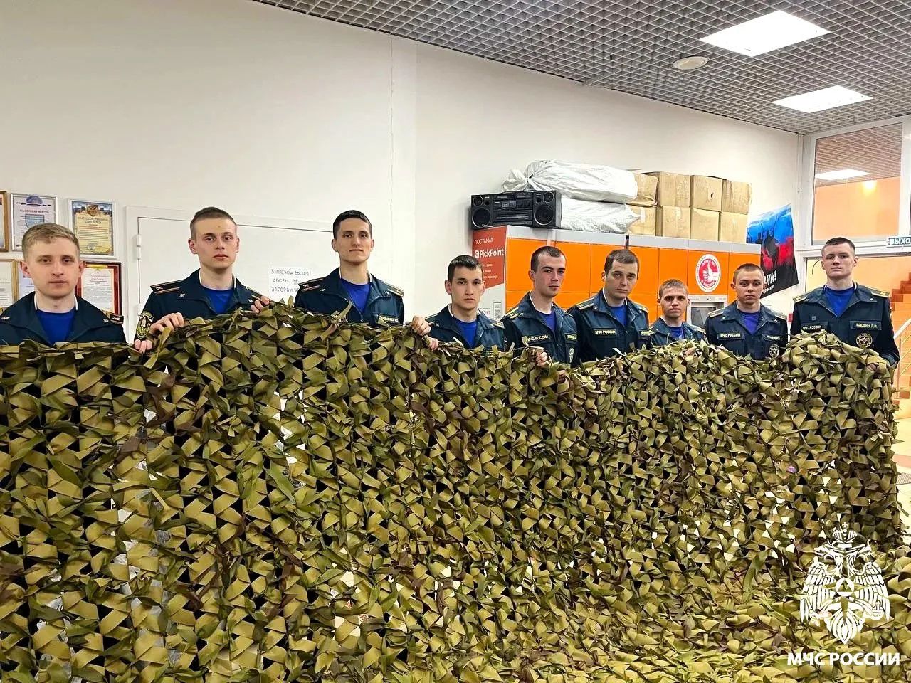   Курсанты в деле: помощь фронту своими руками