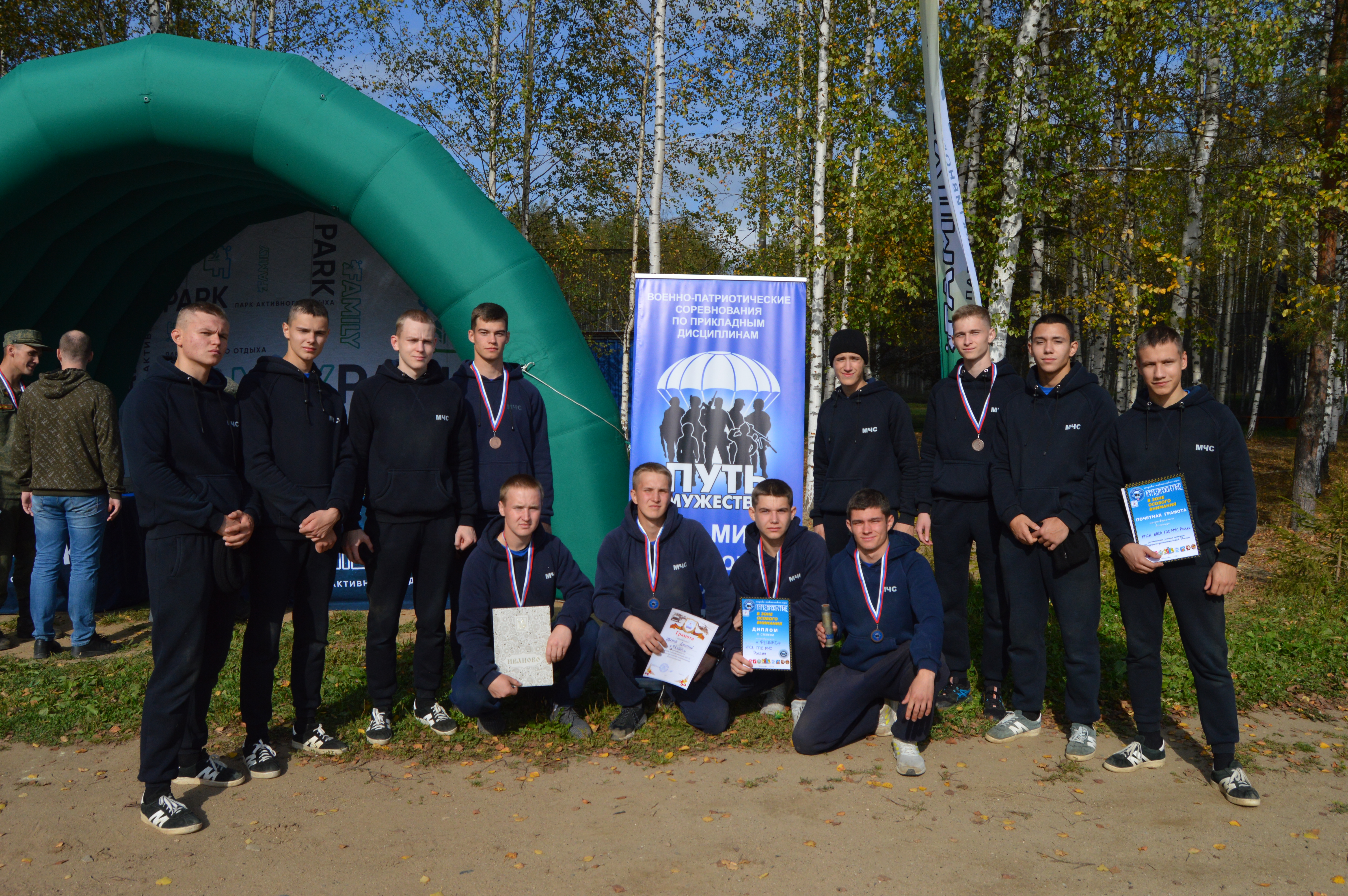 Курсанты, "Феникса" завоевали "бронзу" на региональных медико-тактических играх 